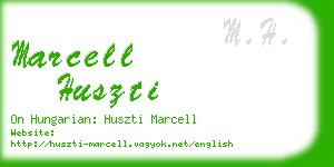 marcell huszti business card